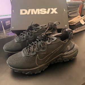 Nike React Vision “Triple Black” Sneakers (NEVER WORN)